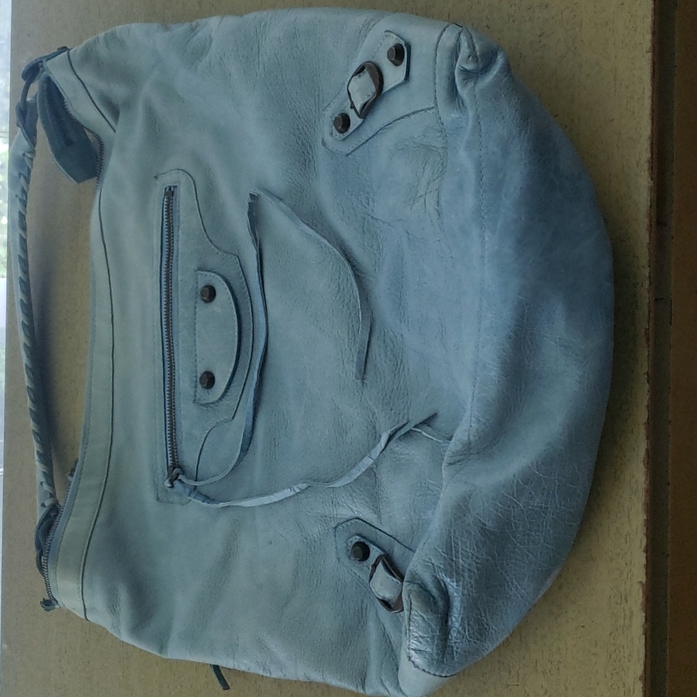 Balenciaga blue bag